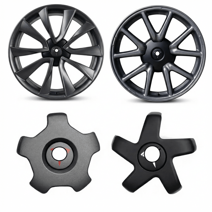 18" & 19” Hub Center Caps for Model 3 (2017 - 2023) | Quick - Snap & Tool - Free - Tesery Official Store