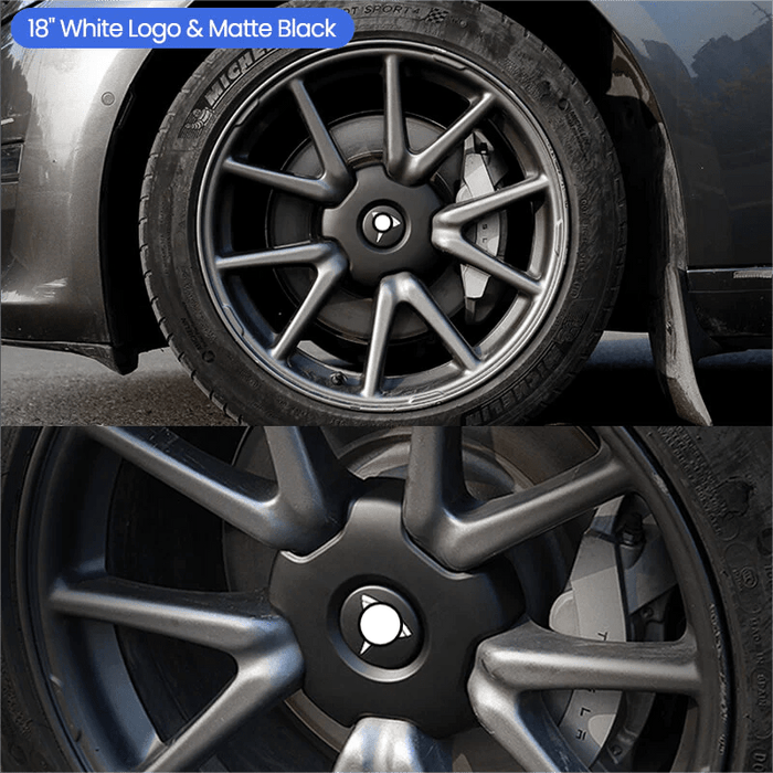 18" & 19” Hub Center Caps for Model 3 (2017 - 2023) | Quick - Snap & Tool - Free - Tesery Official Store