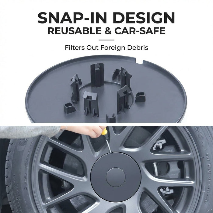 Half - Rim Hub Center Caps for Model 3 Highland (2024+) | Tesery - Tesery Official Store