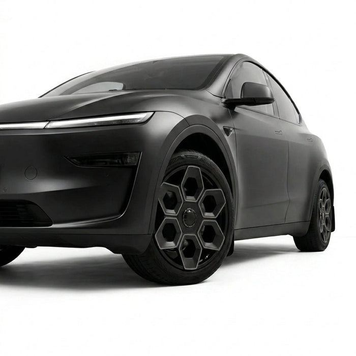 19" Hexa Honeycomb Wheel Covers for Tesla Model Y – Set of 4 | Tesery
