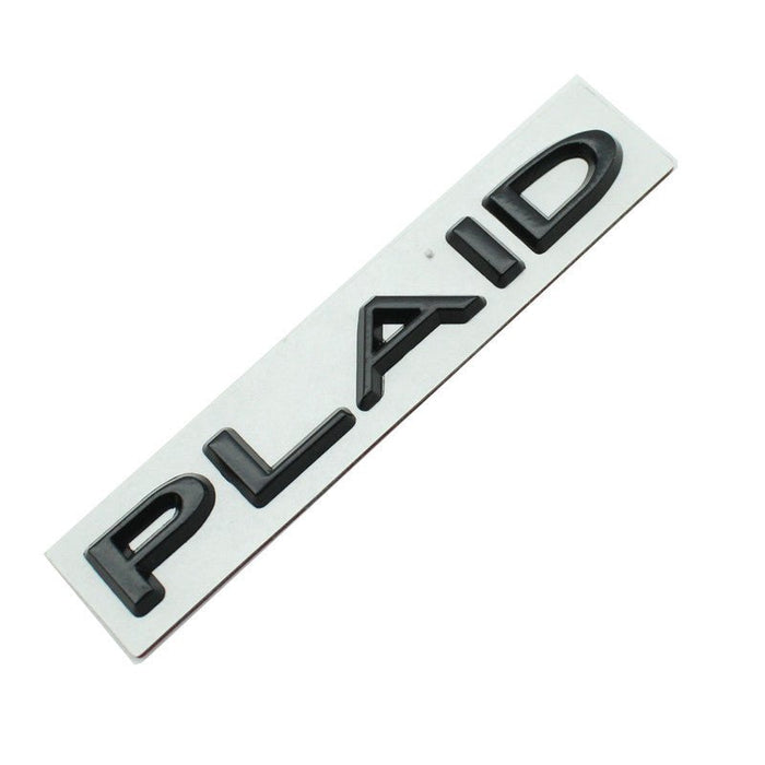 PLAID: Matte Balck