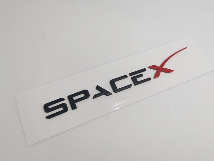 SPACEX: Bright Black And Red