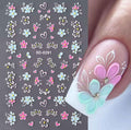 5D Flower Nail Stickers