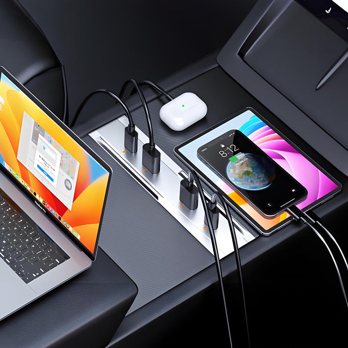 USB Hub Central Control Expansion Dock for Tesla Model 3 Highland - Tesery Official Store