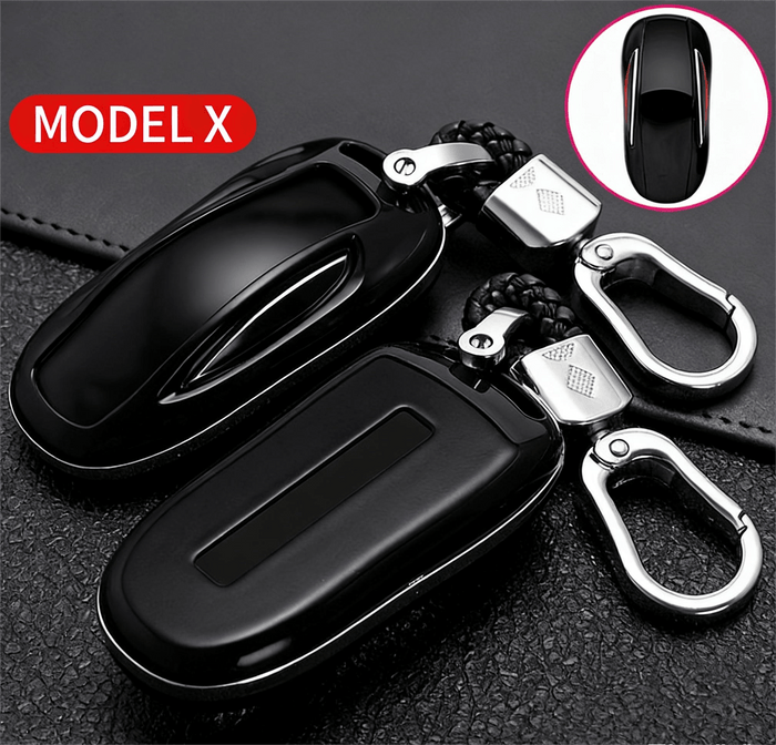 For Model X (With Side Buttons) / Glossy Black