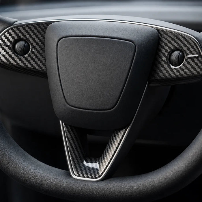 ABS Steering Wheel Button & V - Shape Trim Cover for Model Y Juniper | Tesery - Tesery Official Store