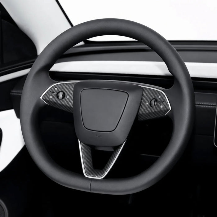 ABS Steering Wheel Button & V - Shape Trim Cover for Model Y Juniper | Tesery - Tesery Official Store