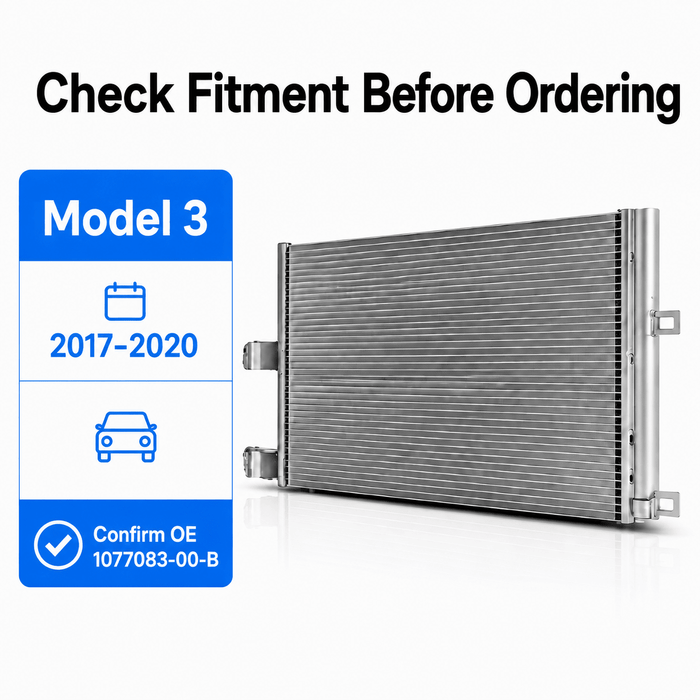 A/C Condenser for Tesla Model 3 2017–2020 (1077083-00-B) - Tesery Official Store