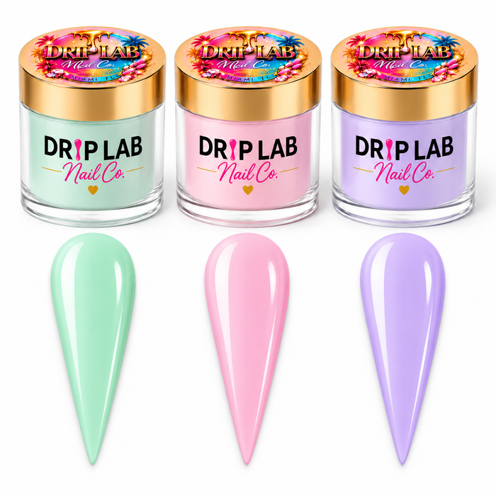 Acrylic Nail Powder Trio Sets – Bomb Pop Trios | Drip Lab