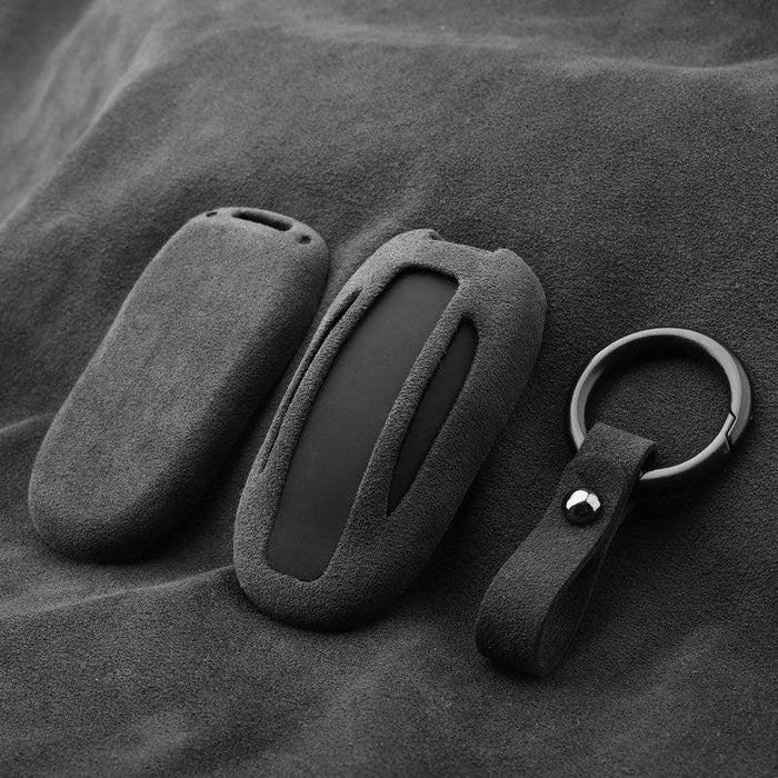 Alcantara Key Fob Cover for Tesla Model 3/Y/S/X | Full Protection - Tesery Official Store