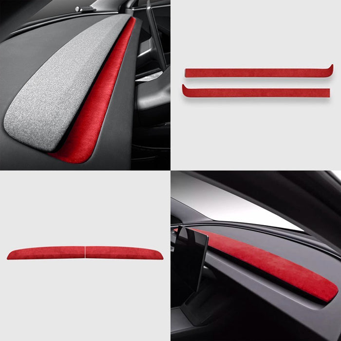Red / Dashboard Air Outlet Trim + Dashboard Trim