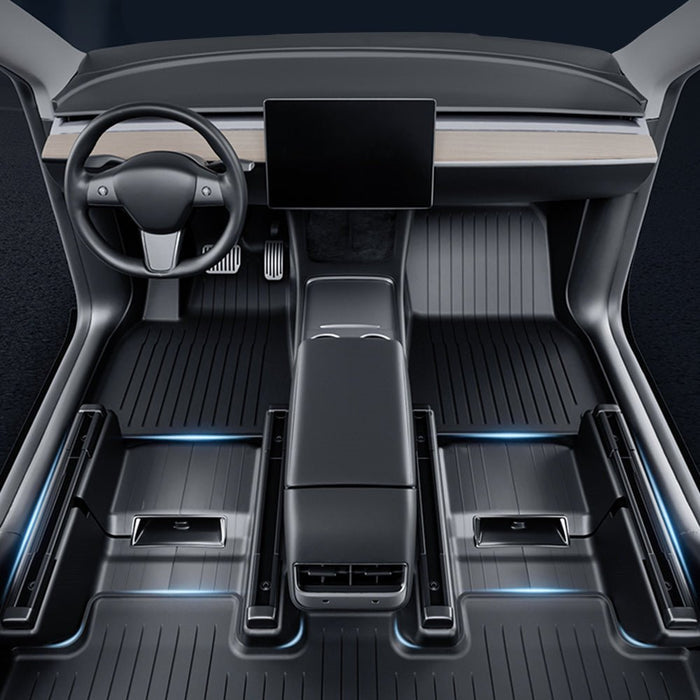 All - Weather TPE Floor Mats for Tesla Model Y Standard (LHD) - Tesery Official Store
