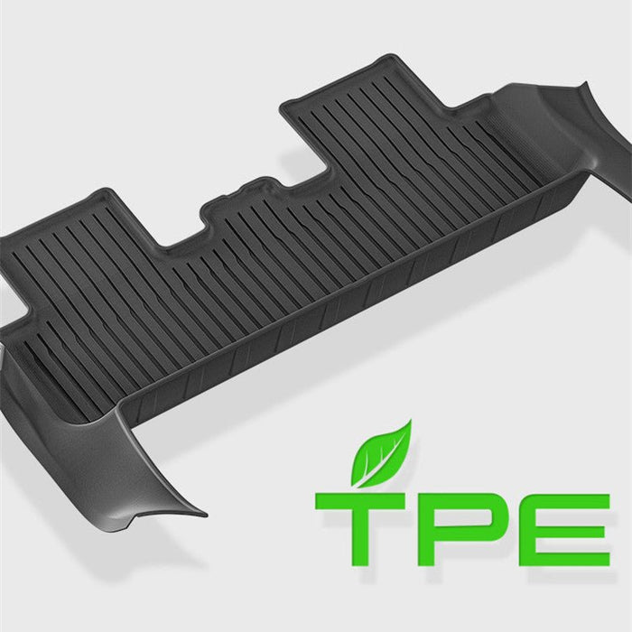 All Weather TPE Floor Mats with Door Sill Protector for Model Y Juniper - Tesery Official Store
