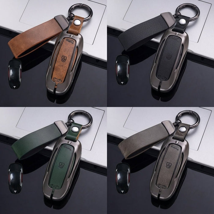 Alloy Key Fob Cover for Tesla Model 3 / Y / S / X – All - Cover Protection - Tesery Official Store