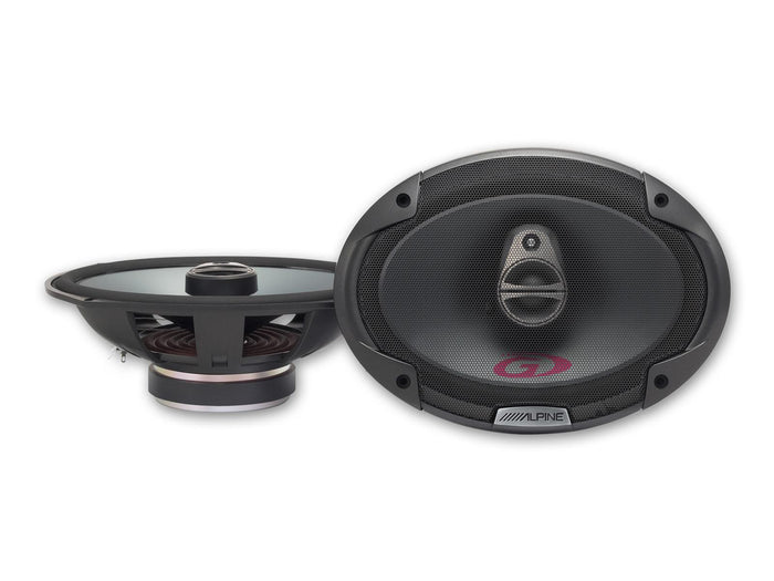 Alpine SPG-69C3 Altoparlanti coassiali ellittici a 3 vie 16x24cm (6x9") 350W COPPIA - TechSoundSystem.com