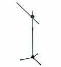 Asta microfonica S25B Master Audio con giraffa, altezza 90-165 cm, braccio 80 cm, finitura colore nero - TechSoundSystem.com