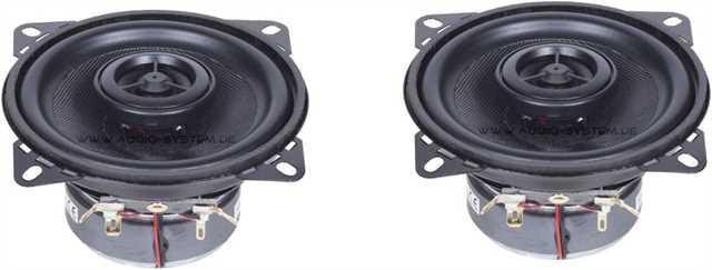 AUDIO SYSTEM MXC 100 EVO coassiali 2 vie 3 ohm 60W RMS (coppia) - TechSoundSystem.com