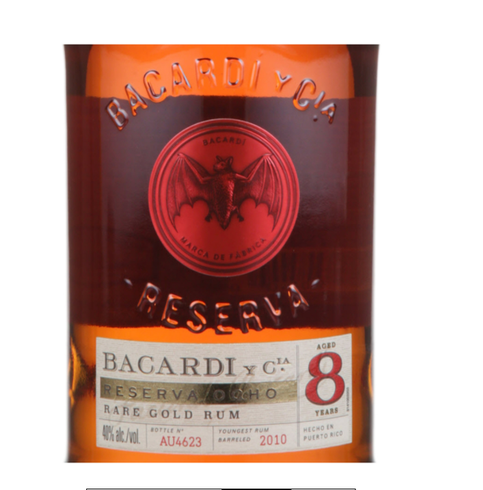 Bacardi Gran Reserva 8 Year Old Rum -750 ml