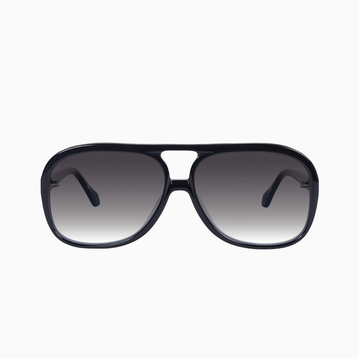 Gloss Black w. Gold Metal / Black Gradient Lens