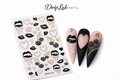 Black Cherry Seduction – 2-Piece Nail Stickers - Drip Lab Nail Co.