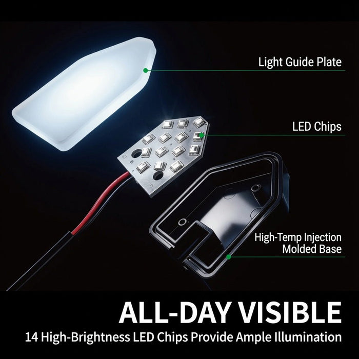 BSD Blind Spot Mirror for Tesla Model 3 / Model Y – Smart Safety Detection with LED Indicator - Tesery Official Store