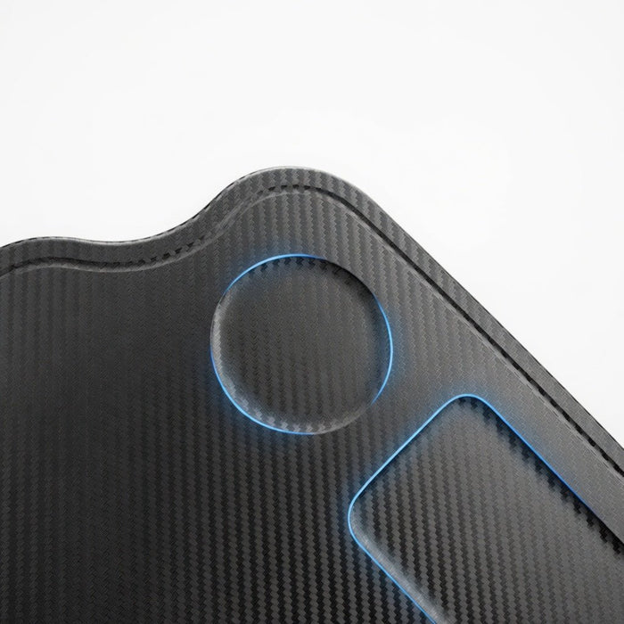 Carbon Fiber Pattern Foldable Working Tray Table for Model 3 Highland & Model Y Juniper | ABS - Tesery Official Store