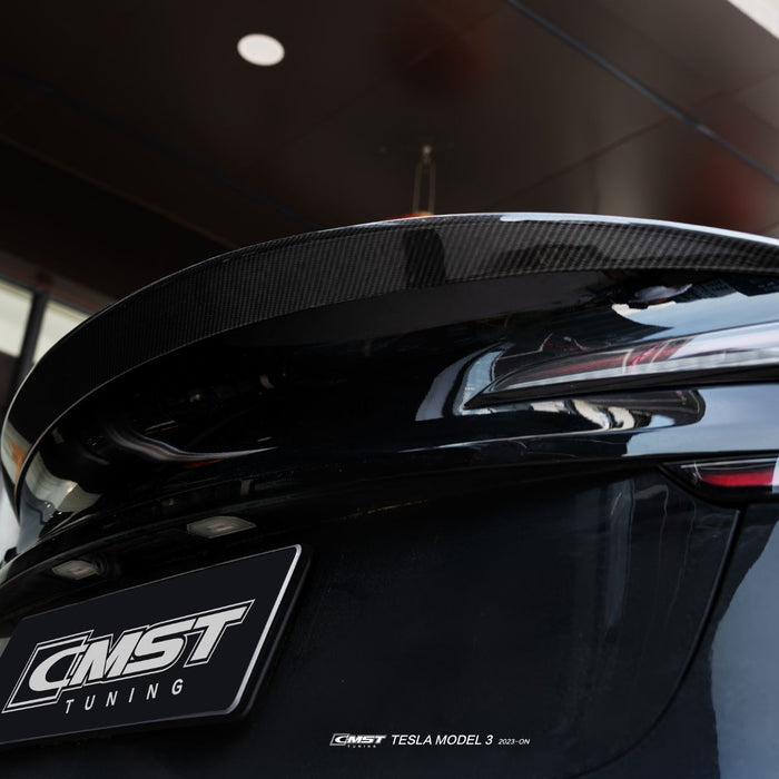 Carbon Fiber Rear Trunk Spoiler for Model 3 Highland / Performance - Tesery Official Store