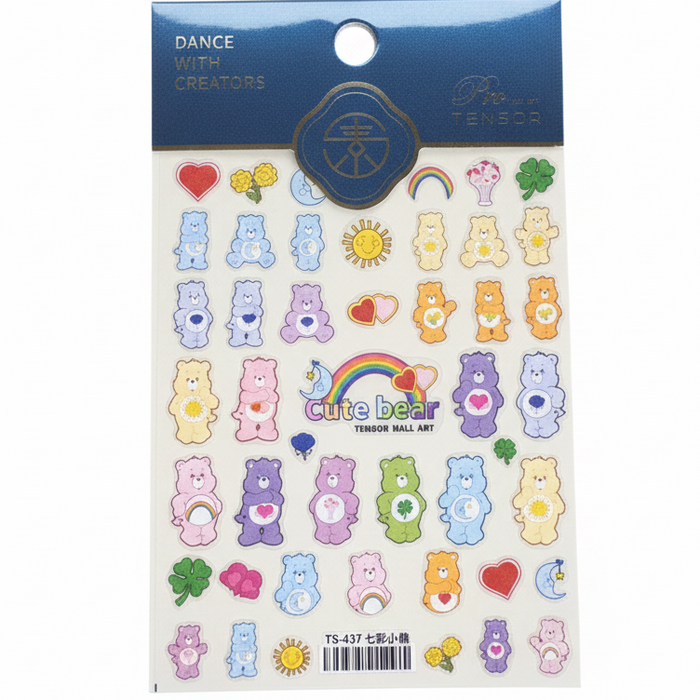 Care Bear Nail Stickers - Character Nail Art Decals