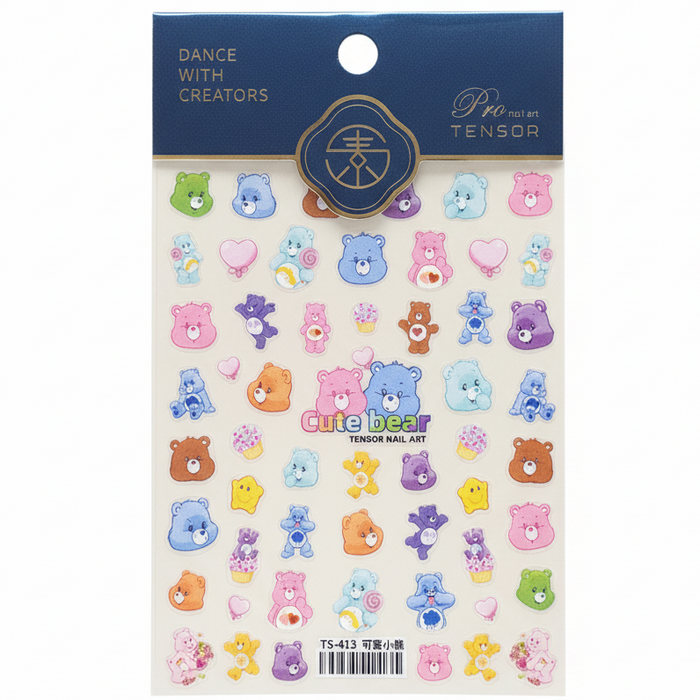 Care Bear Nail Stickers - Character Nail Art Decals