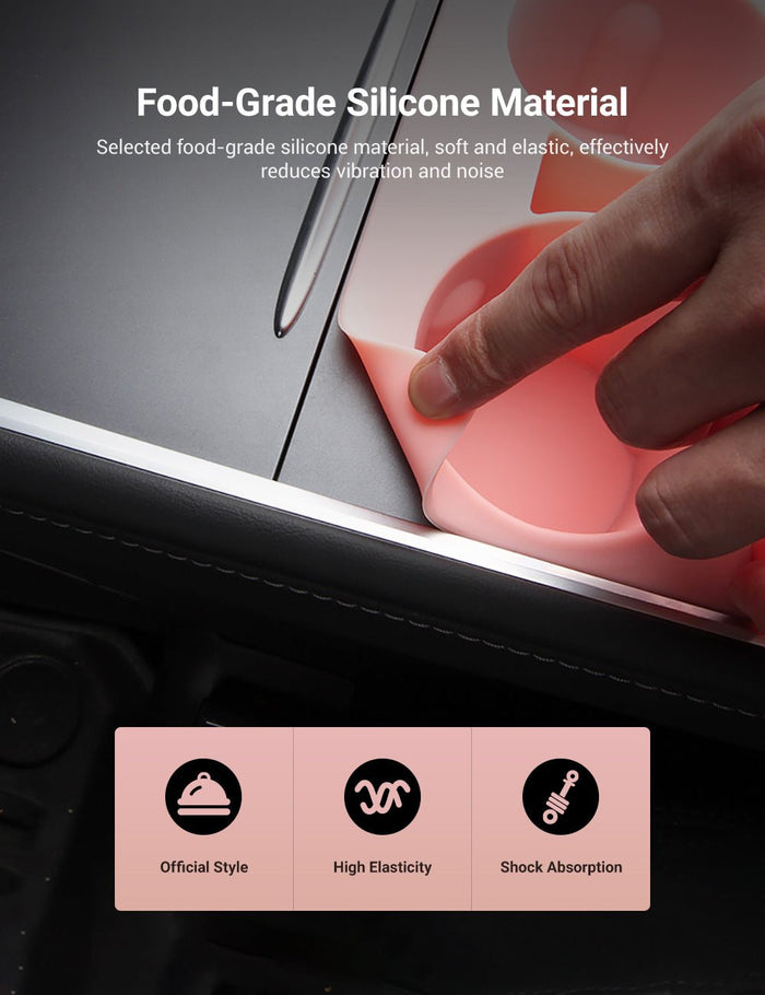 Center Console Silicone Cup Holder For Tesla Model 3/Y - Tesery Official Store