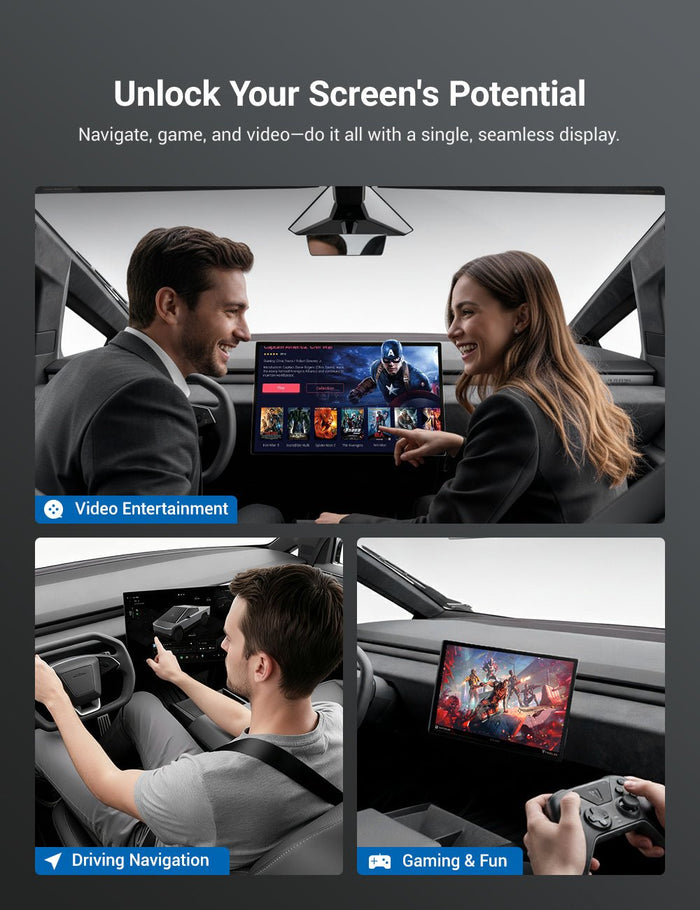 Center Screen Swivel Rotating Mount Kit for Tesla Cybertruck - Tesery Official Store