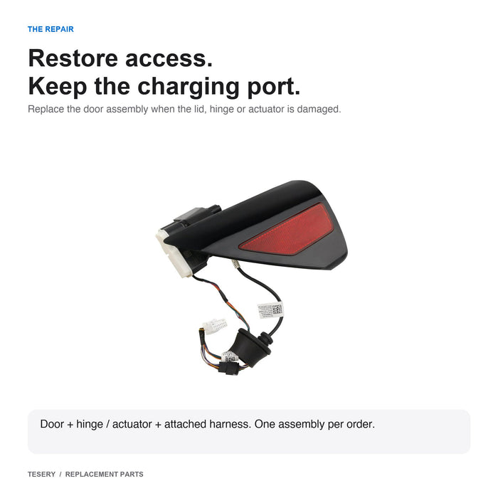 Charge Port Door Assembly for Tesla Model 3 / Model Y – North America - Tesery Official Store