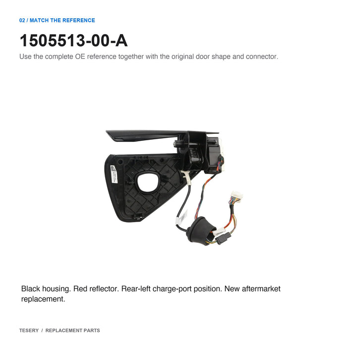 Charge Port Door Assembly for Tesla Model 3 / Model Y – North America - Tesery Official Store