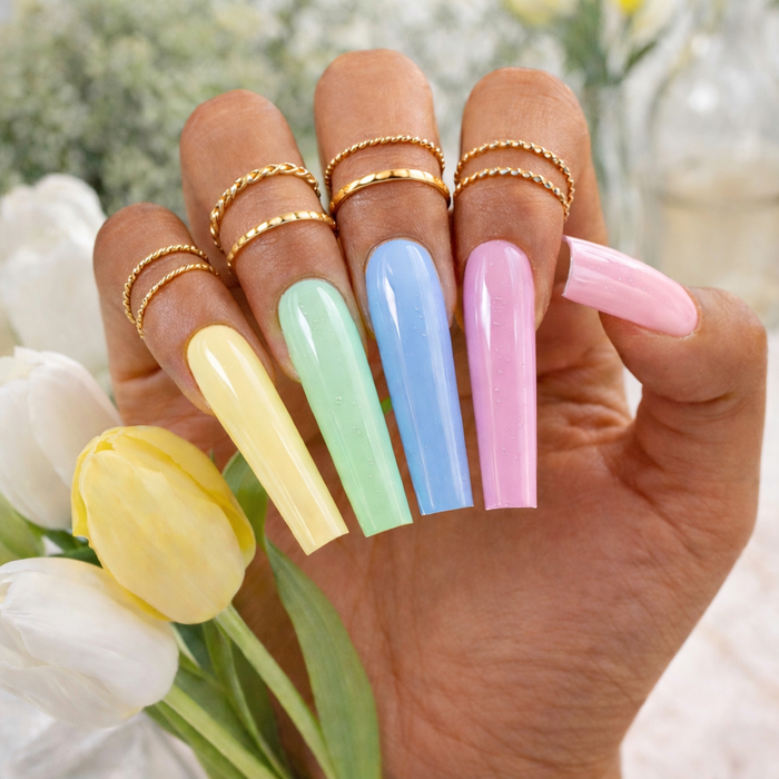 💖 Charm For You Pastel Mini Gel Polish Set - 6pc - Drip Lab Nail Co.
