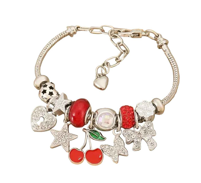 Cherry Bracelet - Stainless Steel