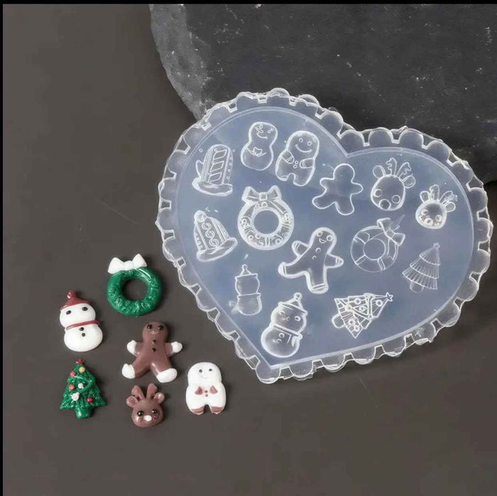 🎄 Christmas Magic 3D Silicone Mold Bundle – 4pc 🎄
