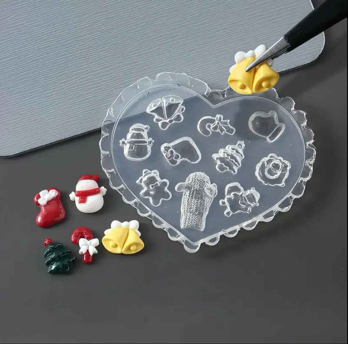 🎄 Christmas Magic 3D Silicone Mold Bundle – 4pc 🎄