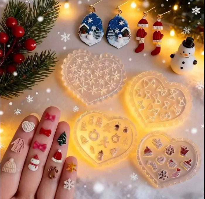 🎄 Christmas Magic 3D Silicone Mold Bundle – 4pc 🎄