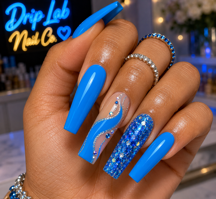 Mightnight Swim - Miami Heatwave Collection - Drip Lab Nail Co.