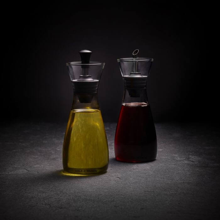 Coffret Cole & Mason Classic huilier et vinaigrier en verre