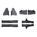 Original Car Style (Black) / (8PCS) A SET (Front + Rear + A-Pillar + B-Pillar)(Only Left-hand Drive)