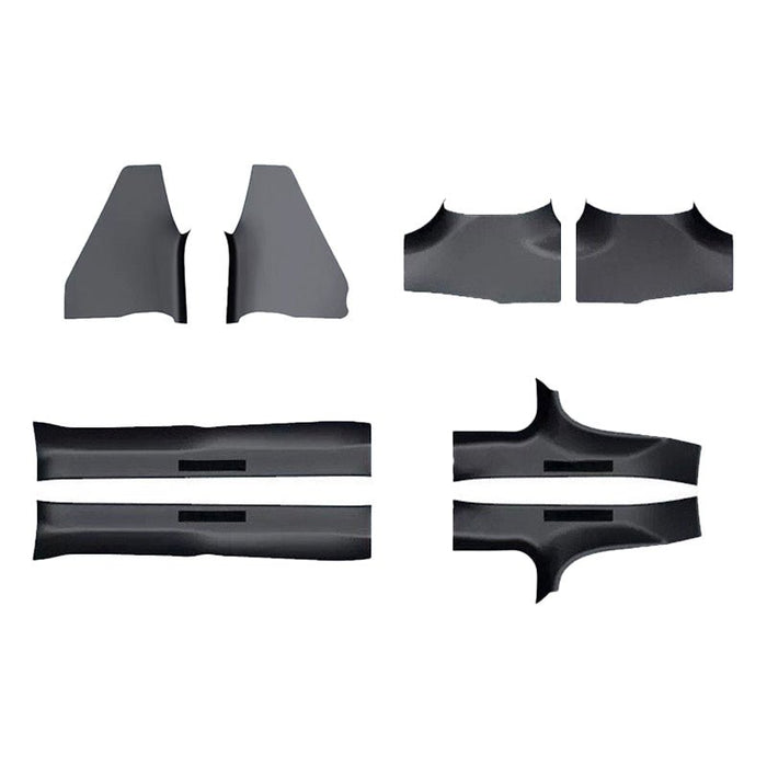 Original Car Style (Black) / (8PCS) A SET (Front + Rear + A-Pillar + B-Pillar)(Only Left-hand Drive)