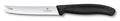 Couteau à fromage/saucisson Victorinox Swissclassic lame crantée 2 pointes 11cm