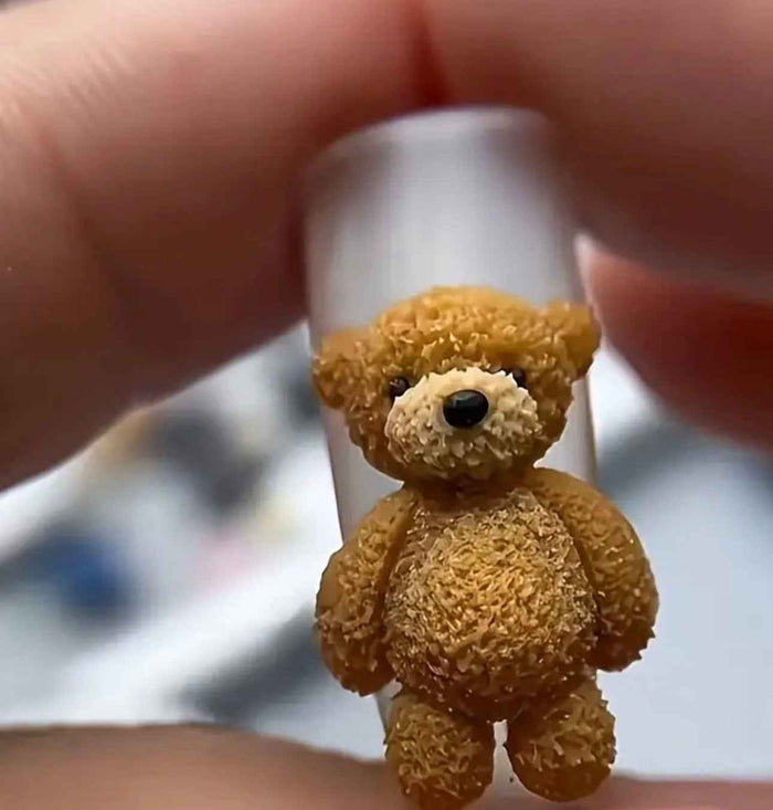 🧸 “Cuddle Bear 3D Silicone Mold – Textured Teddy Nail Mold”