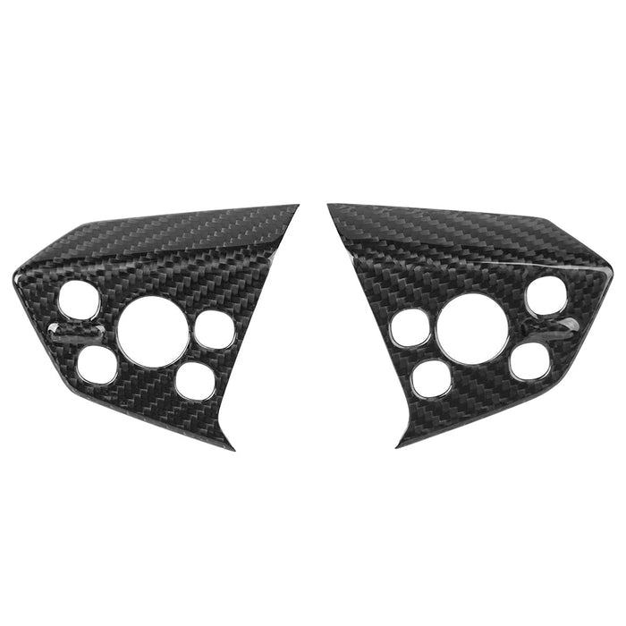 Cybertruck Steering Wheel Voice Control Trim | Glossy/Matte Real Carbon Fiber - Tesery Official Store