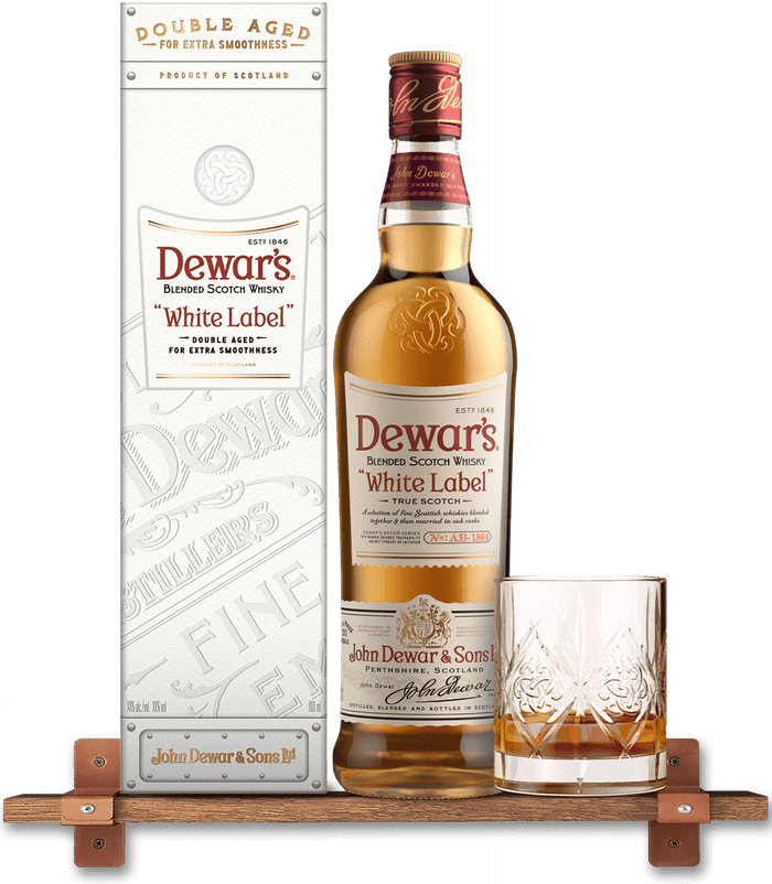 DEWAR'S WHITE LABLE SCOTCH 750ML