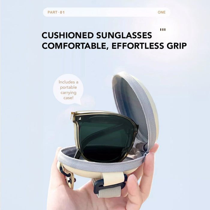 *Donut Offer*  Foldable UV-protective sunglasses - Black