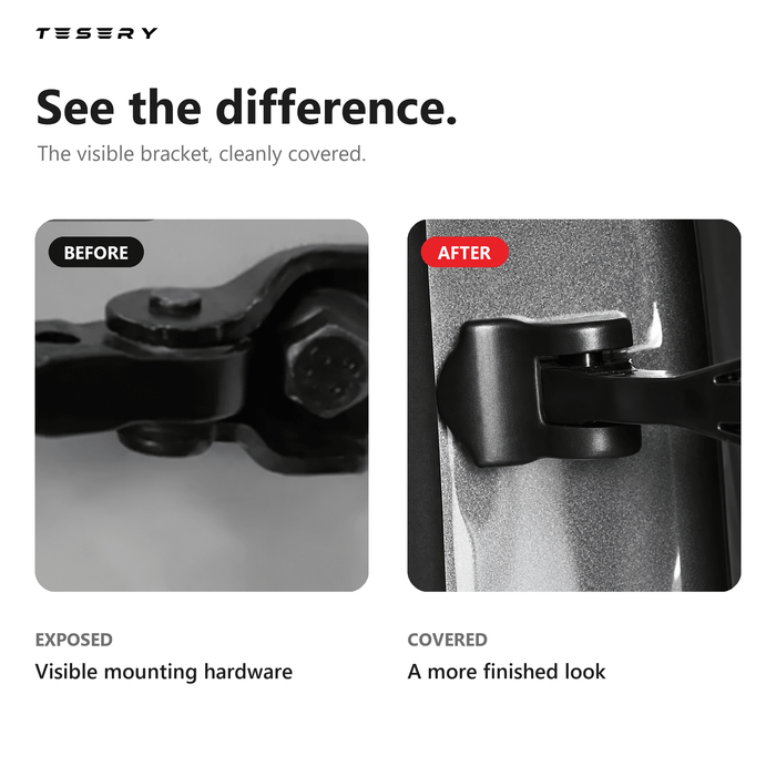 Door Check Arm Covers for Tesla Model 3 / Y / YL - Tesery Official Store