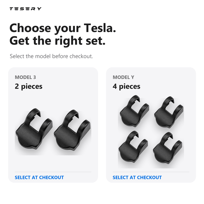 Door Check Arm Covers for Tesla Model 3 / Y / YL - Tesery Official Store
