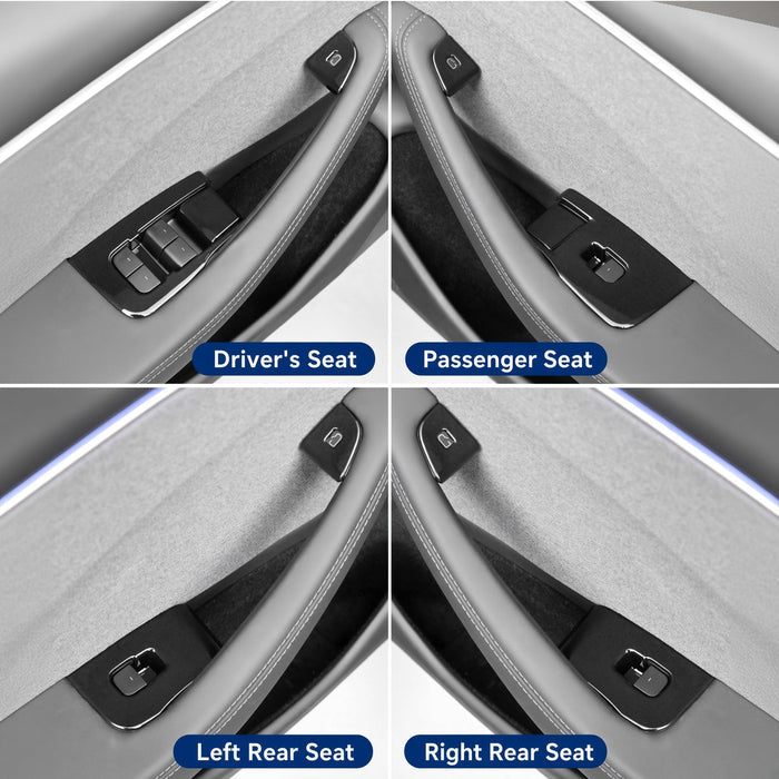 Door Lock Switch Cover Trim for Tesla Model Y Juniper & Model YL - Tesery Official Store